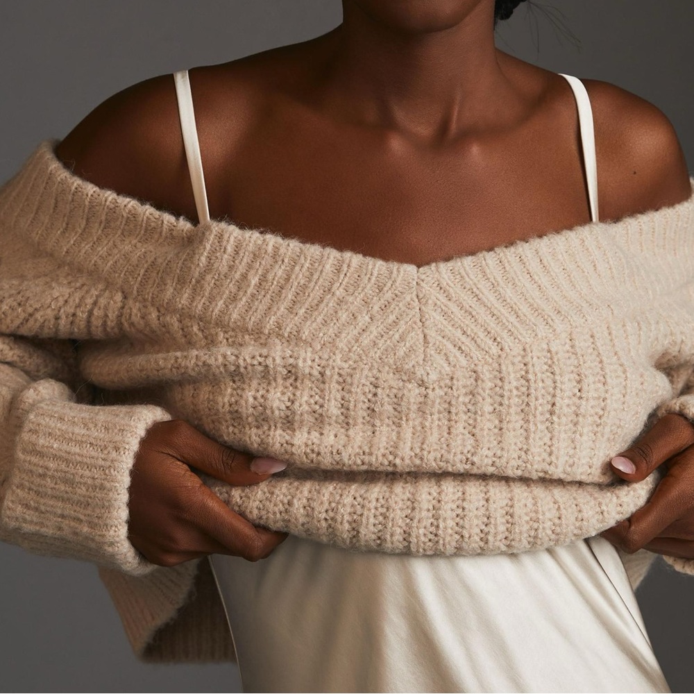 Anthropologie dress with sweater